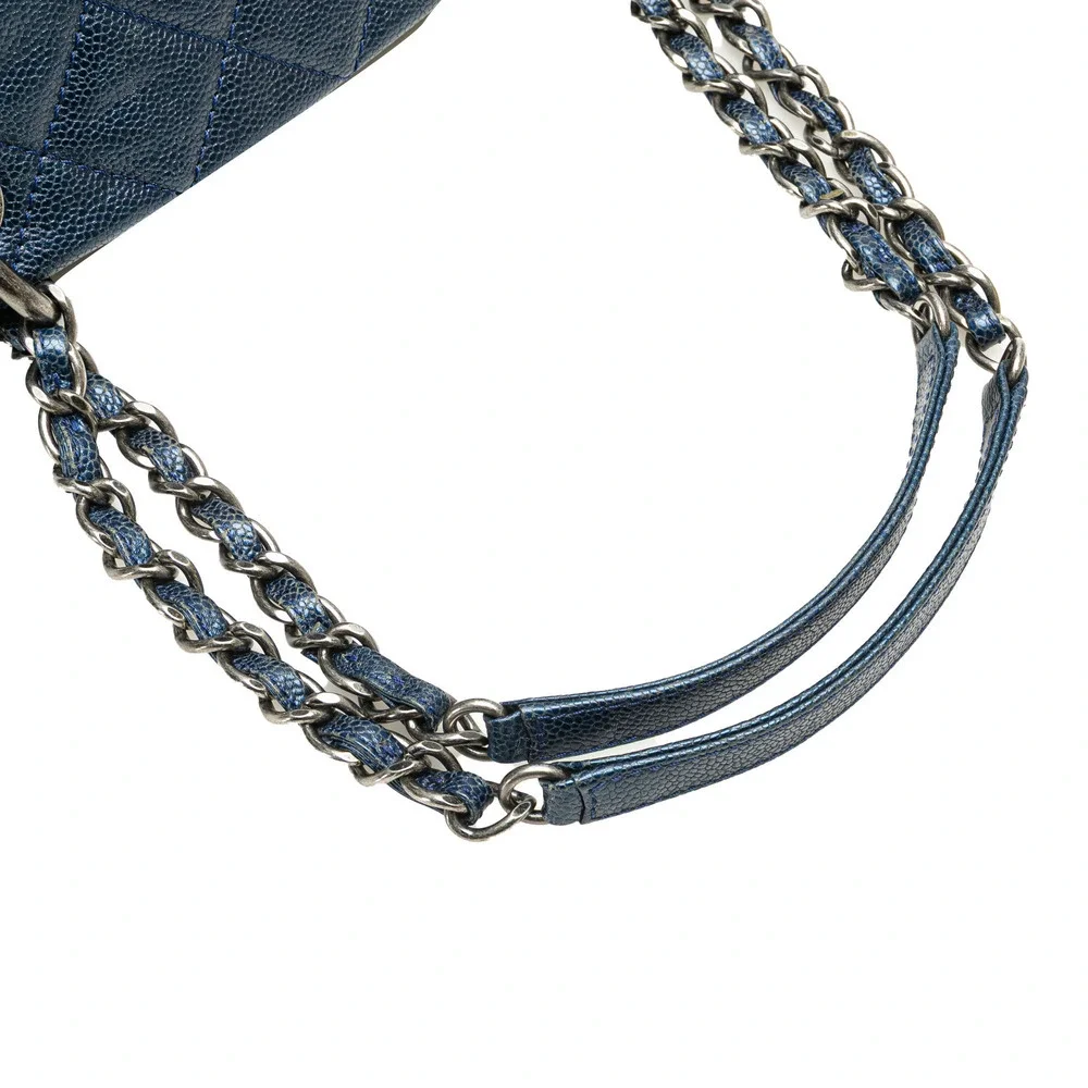 Pre-Loved Chanel Quilted Iridescent Caviar Chic Shopping Tote